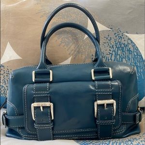 MICHAEL Michael Kors Blue Leather Handbag
